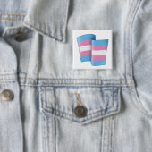 Schaltfläche "Flying Trans Pride Square" Button (Beispiel)