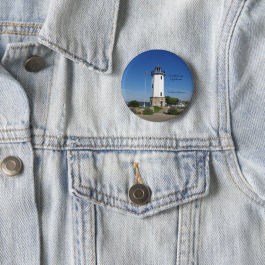 Schaltfläche Fond Du Lac Lighthouse Button (Beispiel)