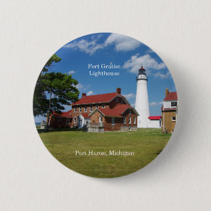 Schaltfläche Fort Gratiot Lighthouse Button