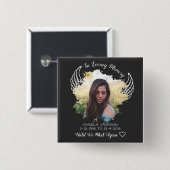 Schaltfläche "Foto für liebende Erinnerungsenflüge Button (Vorne & Hinten)