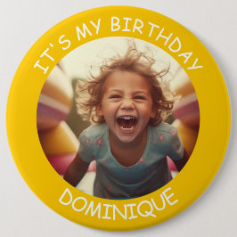 Schaltfläche "Foto und Name Geburtstag" anpassen Button