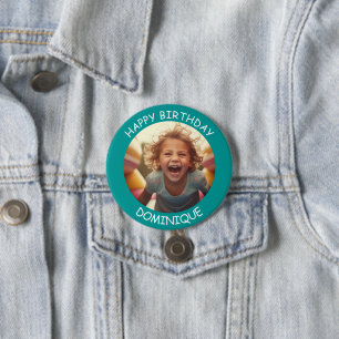 Schaltfläche "Foto und Name Geburtstag" anpassen Button