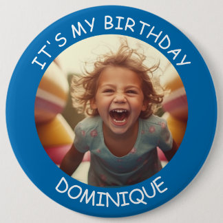 Schaltfläche "Foto und Name Geburtstag" anpassen Button