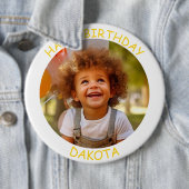 Schaltfläche "Foto und Name Geburtstag" anpassen Button (Beispiel)