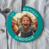 Schaltfläche "Foto und Name Geburtstag" anpassen Button (Beispiel)