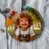 Schaltfläche "Foto und Name Geburtstag" anpassen Button (Beispiel)