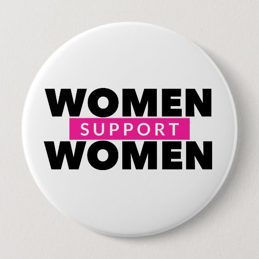 Schaltfläche Frauen unterstützen Button (Vorderseite)