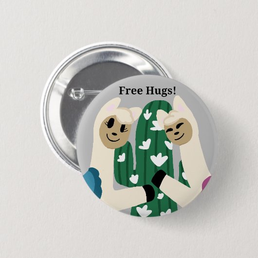 Schaltfläche "Free Hugs" Button (Vorne & Hinten)