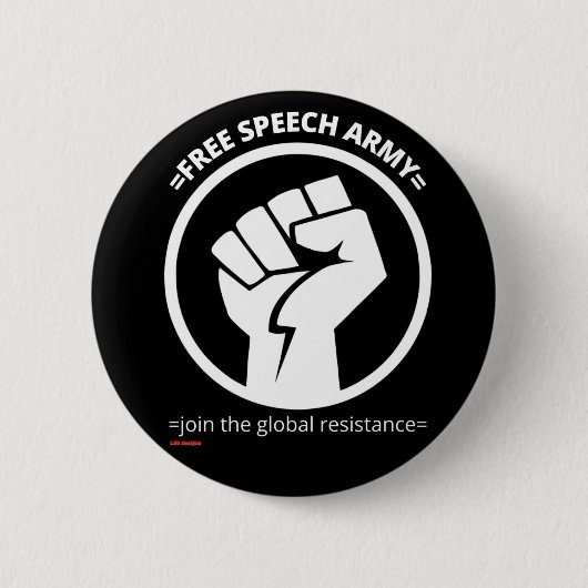 Schaltfläche "FREIE SPRECHPARTNERSCHAFT" Button (Vorderseite)