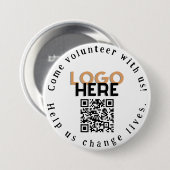 Schaltfläche "Freiwillige Änderung Leben - QR-Code Button (Vorne & Hinten)