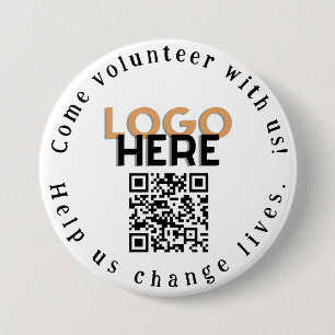Schaltfläche "Freiwillige Änderung Leben - QR-Code Button