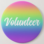 Schaltfläche "Freiwilliger Regenbogen-Strahler" Button (Vorderseite)