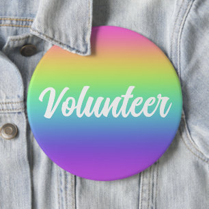 Schaltfläche "Freiwilliger Regenbogen-Strahler" Button