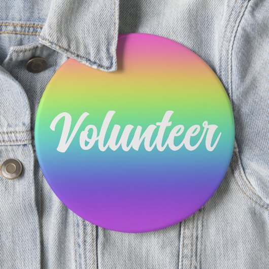 Schaltfläche "Freiwilliger Regenbogen-Strahler" Button (Beispiel)