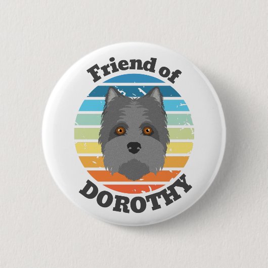 Schaltfläche Freund des Dorothy Pride Button (Vorderseite)