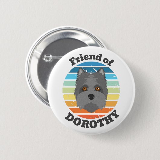 Schaltfläche Freund des Dorothy Pride Button (Vorne & Hinten)