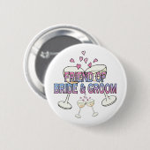 Schaltfläche: Freund von Braut und Bräutigam Button (Vorne & Hinten)