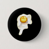 Schaltfläche "Fried Egg Black" Button (Vorderseite)