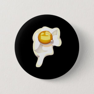 Schaltfläche "Fried Egg Black" Button
