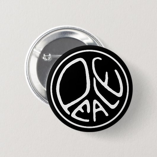 Schaltfläche Frieden Button (Vorne & Hinten)