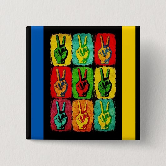 Schaltfläche "Frieden" Button (Vorderseite)