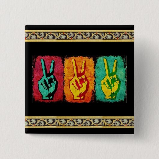 Schaltfläche "Frieden" Button (Vorderseite)