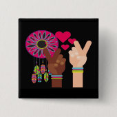 Schaltfläche "Frieden" Button (Vorderseite)