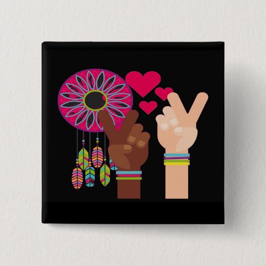 Schaltfläche "Frieden" Button (Vorderseite)