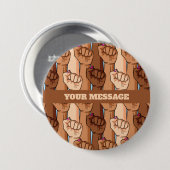 Schaltfläche "Friedlicher Protest" des Aktivismus Button (Vorne & Hinten)