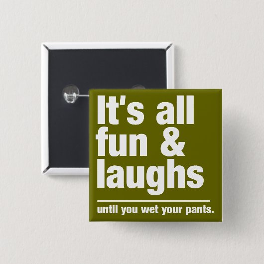 Schaltfläche "FUN & LAUGHS" Button (Vorne & Hinten)