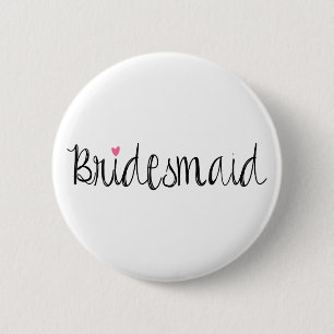 Schaltfläche "Fun Script Bridesmaid" Button