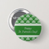 Schaltfläche "Funkelnde Kleeblätter" Button (Vorne & Hinten)