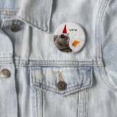 Schaltfläche "Funny Cat & Fish" Button (Beispiel)