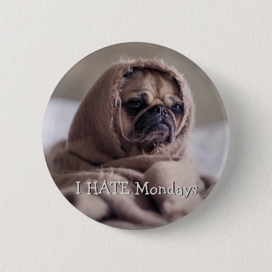 Schaltfläche "Funny Dog" für benutzerdefinierten T Button (Vorderseite)