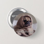Schaltfläche "Funny Dog" für benutzerdefinierten T Button (Vorne & Hinten)