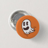 Schaltfläche "Funny Ghost Illustration" Button (Vorne & Hinten)
