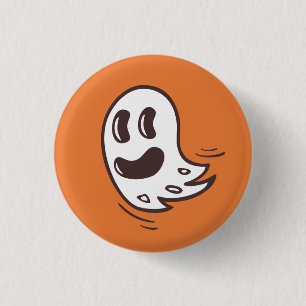 Schaltfläche "Funny Ghost Illustration" Button