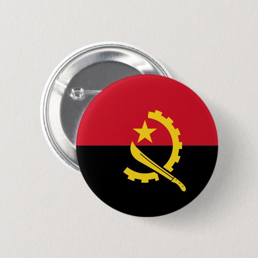 Schaltfläche für Angola-Flagge Button (Vorne & Hinten)