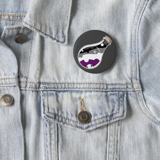 Schaltfläche für asexuellen Stolz Button (Beispiel)