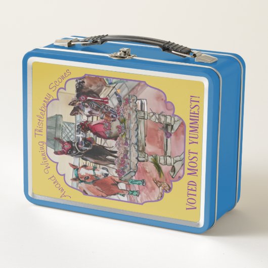 SCHALTFLÄCHE FÜR BAKED WAREN METALL BROTDOSE (Vorderseite)