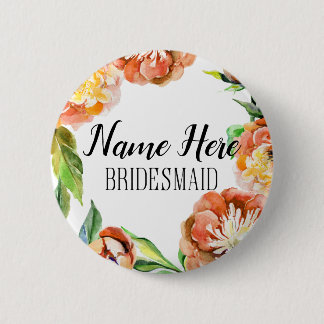 Schaltfläche für benutzerdefinierte Bridesmaid Button