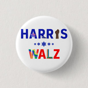 Schaltfläche für benutzerdefinierte Harris/Walz-Ka Button