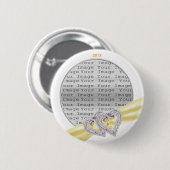 Schaltfläche für benutzerdefinierte Herz-Lemon-Mul Button (Vorne & Hinten)