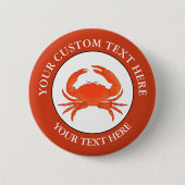 Schaltfläche für benutzerdefinierte Text-Logo-Symb Button (Vorderseite)