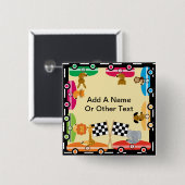 Schaltfläche für benutzerdefinierte Tierprüfstände Button (Vorne & Hinten)