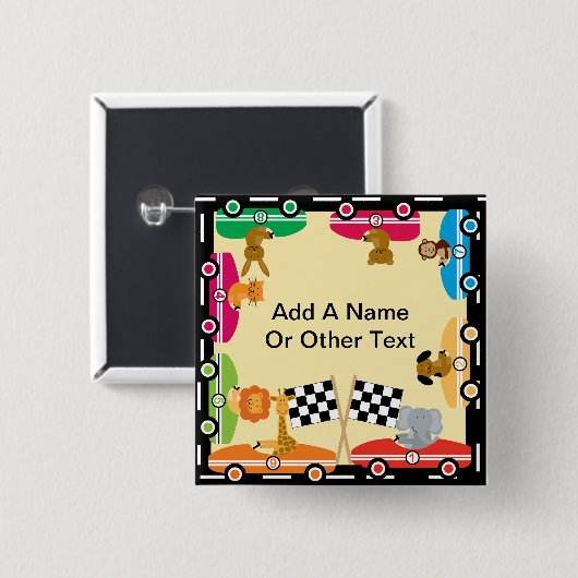 Schaltfläche für benutzerdefinierte Tierprüfstände Button (Vorne & Hinten)