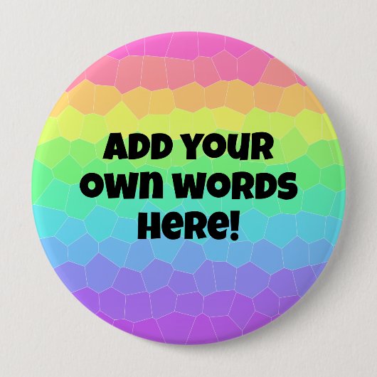 Schaltfläche für benutzerdefinierten Regenbogen Button (Vorderseite)