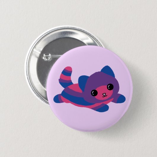 Schaltfläche für Bisexuelle Katze Button (Vorne & Hinten)