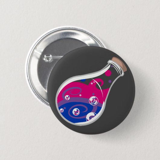 Schaltfläche für Bisexuellen Stolz Button (Vorne & Hinten)