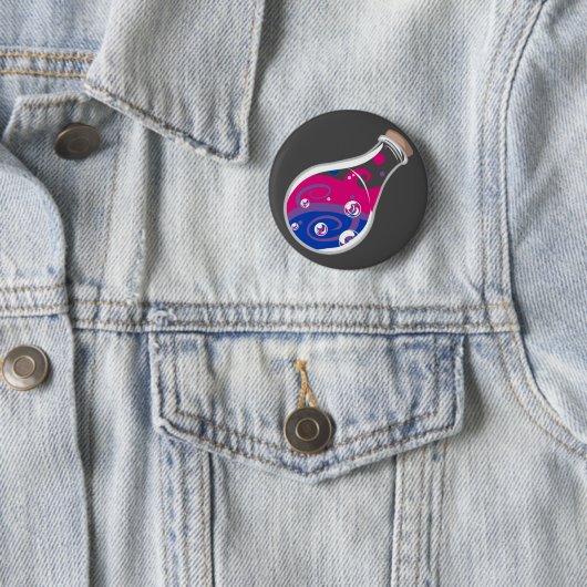 Schaltfläche für Bisexuellen Stolz Button (Beispiel)